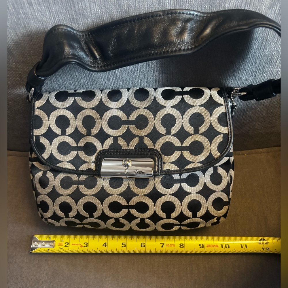 VTG COACH Y2K Signature Art “Optic C” Shoulder Bag Y2K 45130- Authentic EUC - Picture 4 of 14